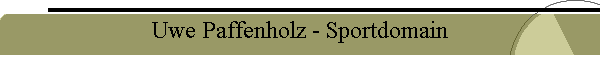 Uwe Paffenholz - Sportdomain